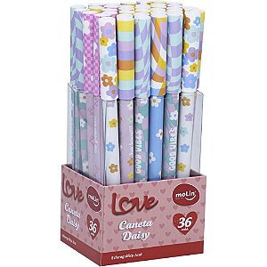 Caneta Esferográfica Love Daisy POTE-36