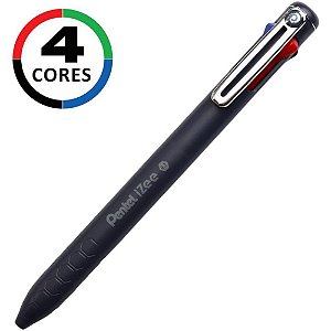 Caneta Esferográfica Izee 4 Cores 0.7MM Azul Caixa com 12