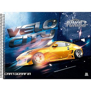 Caderno de Desenho Universitário Capa Dura Silver Tuning 80 Folhas - Pacote com 5