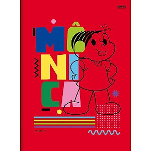 Caderno Brochurão Capa Dura Turma da Monica 48F PCT.C/10
