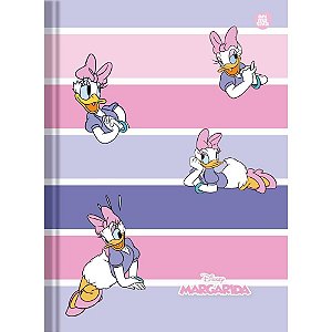 Caderno Brochurão Capa Dura Margarida 80 Folhas - Pacote com 5 Unidades