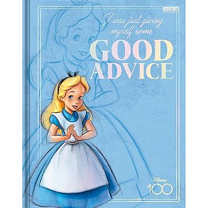Caderno Brochura 1/4 Capa Dura Disney 100 ANOS 160 Folhas PCT C/02