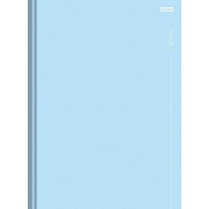 Caderno Brochura 1/4 Capa Dura Colors 80 Folhas Pacote com 5
