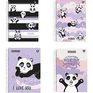 Caderno 15X1 Capa Dura MY Friend 240 Folhas Pacote com 2