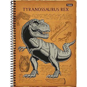 Caderno 10X1 Capa Dura Sauros 160 Folhas - Pacote com 4 Unidades