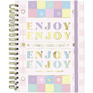Caderno 10X1 Capa Dura ENJOY SMART 80F C/ELÁSTICO