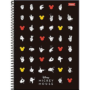 Caderno 01X1 Capa Dura Mickey Libras 80F PCT.C/04