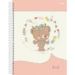Caderneta Espiral Capa Dura SO Cute 80 Folhas Pacote com 10