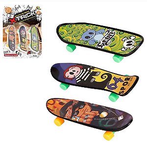 Brinquedo Diverso Skate de Dedo com 3 Peças