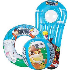 Bóia Inflável KIT BÓIA/BOLA/COLCHAO