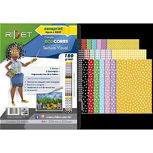 Bloco Educação Artística Textura 1 DEC. 180G 36 Folhas 23X32CM
