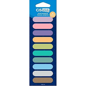 Bloco Marcador Adesivo CIS ST0200 – 10 Modelos, 20 Folhas por Bloco
