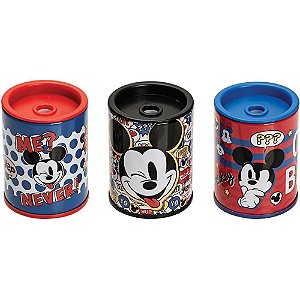 Apontador com Depósito Decor. Mickey Metal CX.C/12
