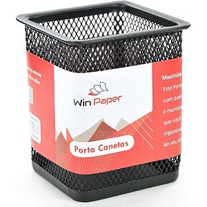 Acessório para Mesa Aramado Quad Preto 10X8CM