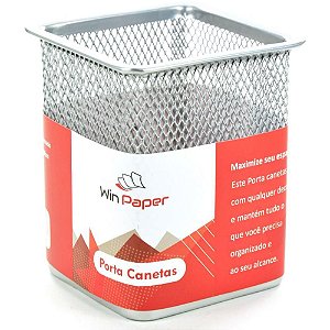 Acessório para Mesa Aramado Quad Prata 10X8CM