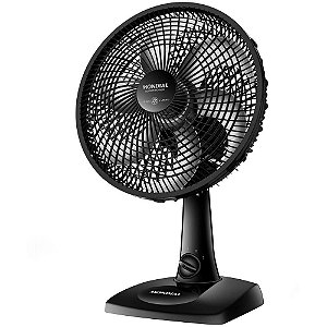 Ventilador de Mesa Super Power 30CM 220V Preto - 6 PÁS