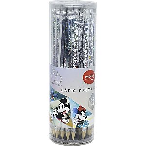 Lápis Preto Sextavado Decorado Disney 100 ANOS POTE-48
