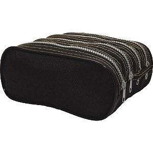 Estojo NYLON TAC-TEL Preto Quadruplo