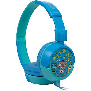 Fone de Ouvido Headphone Robos Cabo 1,20M Som Seguro para Crianças