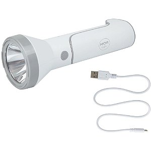 Lanterna Recarregável 140 Lumens com 3 Estágios de LUZ