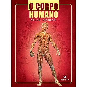 Livro ATLAS Corpo Humano Escolar 32 Páginas - Pacote com 5