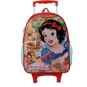 Mochila Infantil com Rodinha Branca de Neve X
