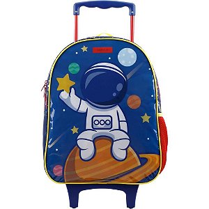 Mochila Infantil com Rodinha Astronauta