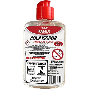 Cola para Isopor e E.V.A. 90G - Pacote com 12