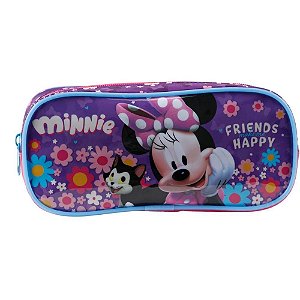 Estojo Minnie em PVC com 1 Compartimento