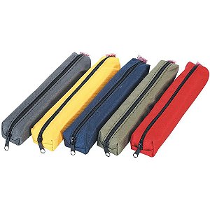 Estojo Tecido Mini Poli Cores Lisas com 1 Zíper