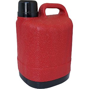 Garrafão Isotérmico 5 Litros Vermelho com ALÇA Ergonômica