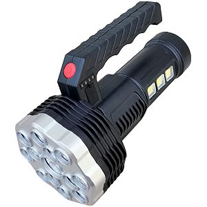 Lanterna Recarregável 13 LEDS + COB 2100 Lumens