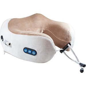 Massageador Travesseiro Recarregável Marrom