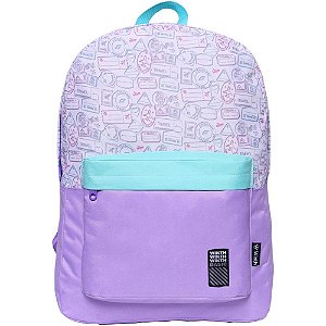 Mochila para Viagens Trável Grande 43X30X22CM com Bolso Frontal