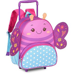 Mochila Infantil com Rodinha Clio PETS Petit Menina 33,2C