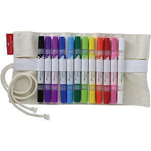 Pincel Marcador Artesanato Multimark 12 Marcadores