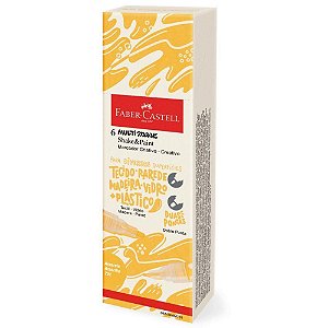 Pincel Marcador Artesanato Multimark S&P Amarelo com C/ 12