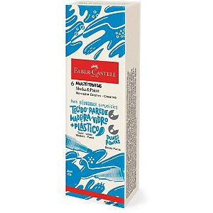 Pincel Marcador Artesanato Multimark S&P Azul com 6 C/ 02