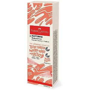 Pincel Marcador Artesanato Multimark S&P Laranja com C/ 12