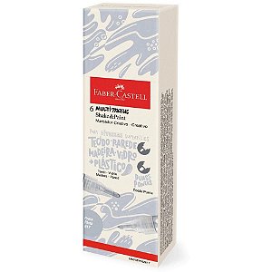 Pincel Marcador Artesanato Multimark S&P Prata com 6 C/ 02