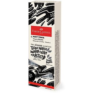 Pincel Marcador Artesanato Multimark S&P Preto com 6 C/ 02