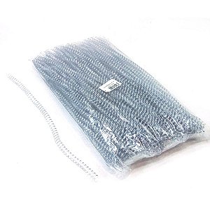 Espiral para Caderno 7MM Transparente com 100 Unidades para 25 Folhas