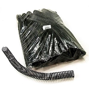 Espiral para Caderno 23MM Preto com 60 Unidades para 140 Folhas
