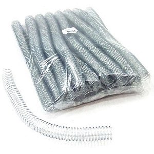 Espiral para Caderno 23MM Transparente - Pacote com 60 Unidades para 140 Folhas