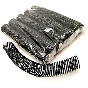 Espiral para Caderno 50MM Preto com 12 Unidades - para 450 Folhas