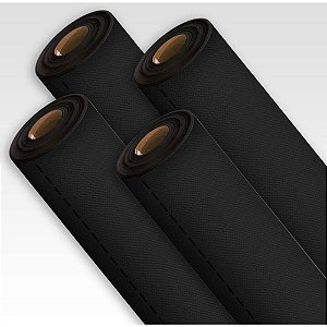 TNT Picotado 70CM X 1M 40G Preto - Rolo com 50 Metros
