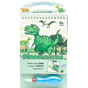 Livro Aquabook Dinossauro 25X14,2 CM - 10 Páginas
