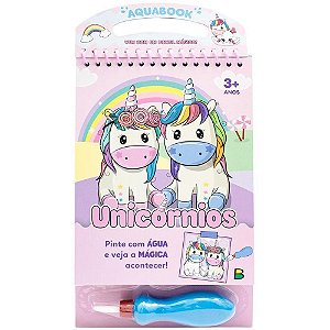 Livro Aquabook Unicórnio 25X14,2CM 10 Páginas