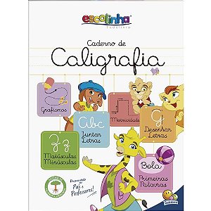 Livro Caligrafia Escolinha Caligrafia 32P 20X27CM