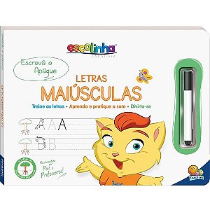 Livro Caligrafia Escolinha ESCRE Apag.let Maisc